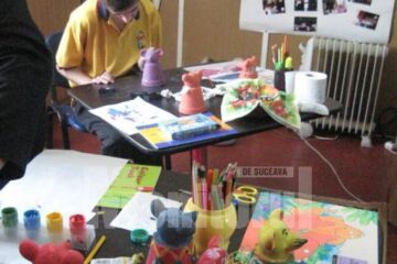 In atelierul de lucru centrul Laurentia Ulici