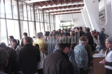 Cei mai mulți oameni veniți să-și caută un loc de muncă, de vârstă medie