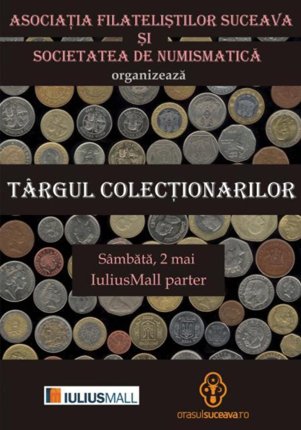 Ocazie: Târgul colecționarilor, la Iulius Mall Suceava
