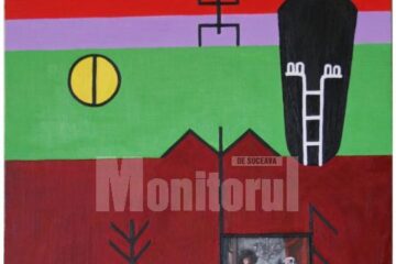 Lucrarea „Text și Timp” cu care Constantin Severin participă la expoziție
