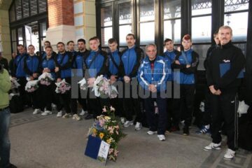 Primirea a fost organizată de Ion Lungu împreună cu reprezentanții celorlalți doi sponsori ai echipei de handbal, Universitatea Suceava și firma General Construct, a omului de afaceri sucevean Viorel Nuțu
