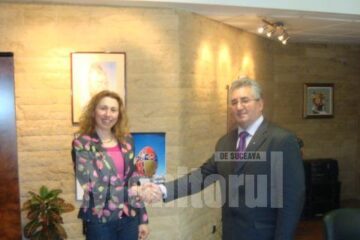 Violeta Beclea Szekely și primarul Sucevei, Ion Lungu