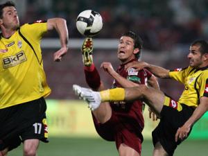 Formația CFR Cluj s-a impus în fața echipei FC Timișoara cu scorul de 2-0. Foto: MEDIAFX