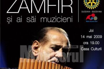 Afiș concert Gheorghe Zamfir