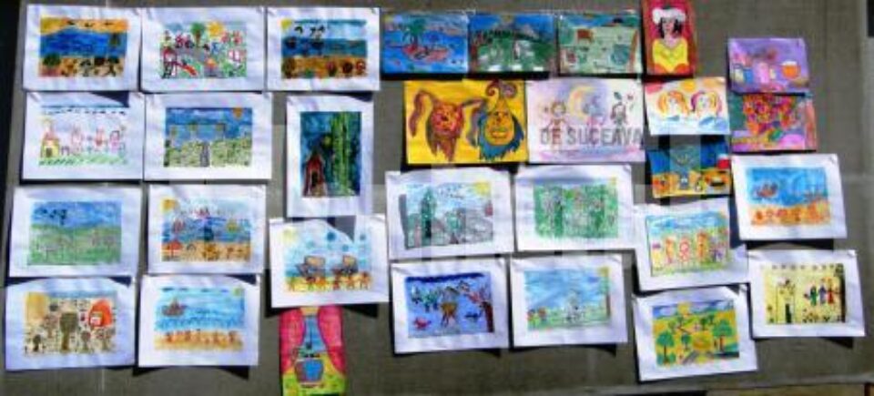 Lucrări premiate la concursul județean de pictură pentru copii Lucrări premiate la concursul județean de pictură pentru copii