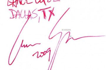 Autograf Lance Lopez