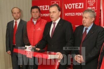 Campanie: Miniștrii PSD și Geoană, în turneu electoral la Suceava