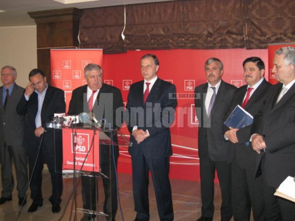 Gavril Mîrza, alături de Mircea Geoană