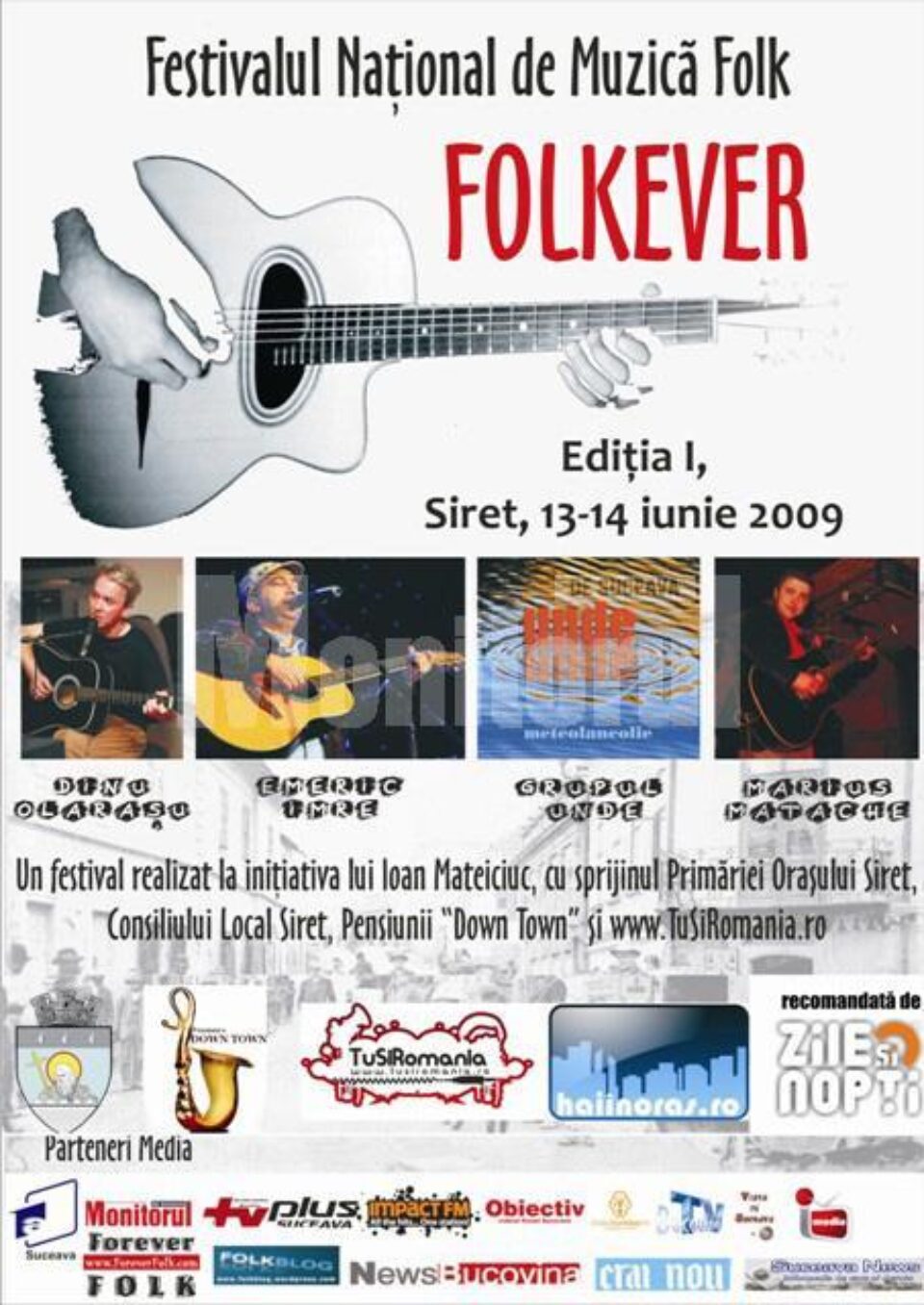 Festival național: Două zile de folk, la Siret