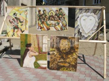 Lucrări de pictură realizate de Nicolae Zepciuc