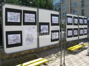 Lucrările de grafică din ciclul „Bucovina - secolul XIX” realizate de Constanța Abălașei-Donosă