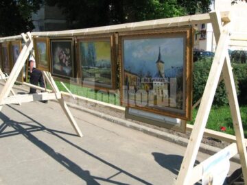 Lucrările de pictură ale debutantului Ovidiu Buzec