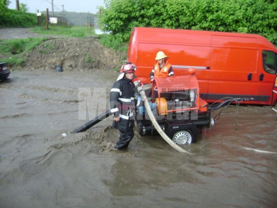 Precipitații abundente: A plouat 25 de litri pe metru pătrat