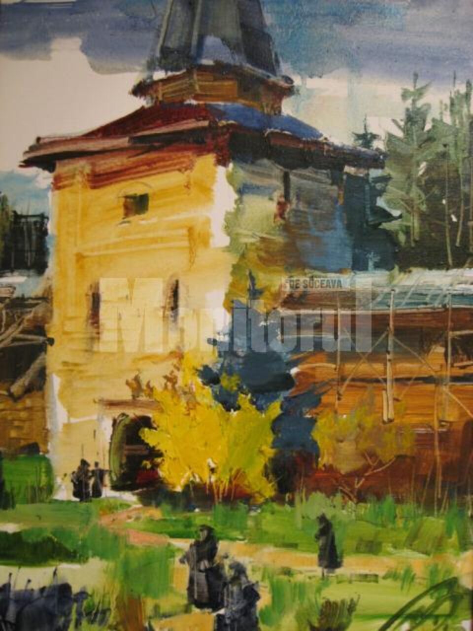 Primăvara în mănăstire - de Ihor Yuriev Primăvara în mănăstire - de Ihor Yuriev