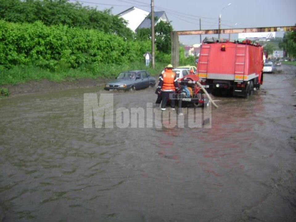 O ploaie mai serioasă bagă Suceava la apă