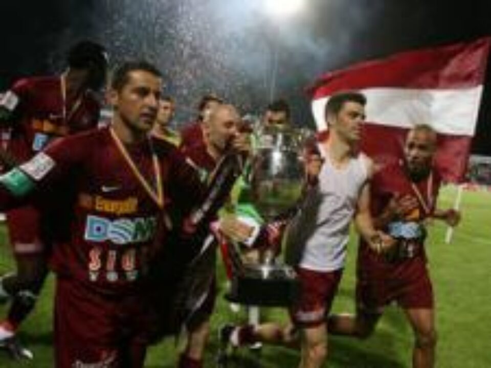 Bucurie în tabăra CFR Cluj. Foto: MEDIAFAX
