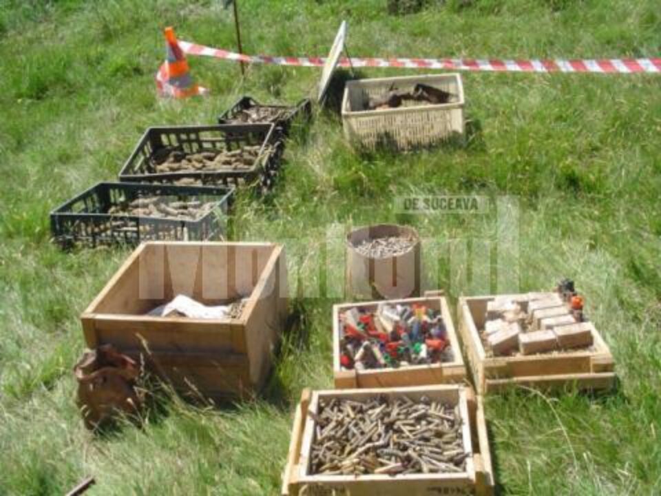 Bombe de aruncător și aviație, proiectile de artilerie, grenade de mână și focoase de artilerie au fost distruse de pirotehniștii ISU în fostul poligon „Bogata”