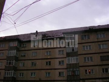 Apocalipsă: Prăpăd la Rădăuți, după o furtună de 40 de minute