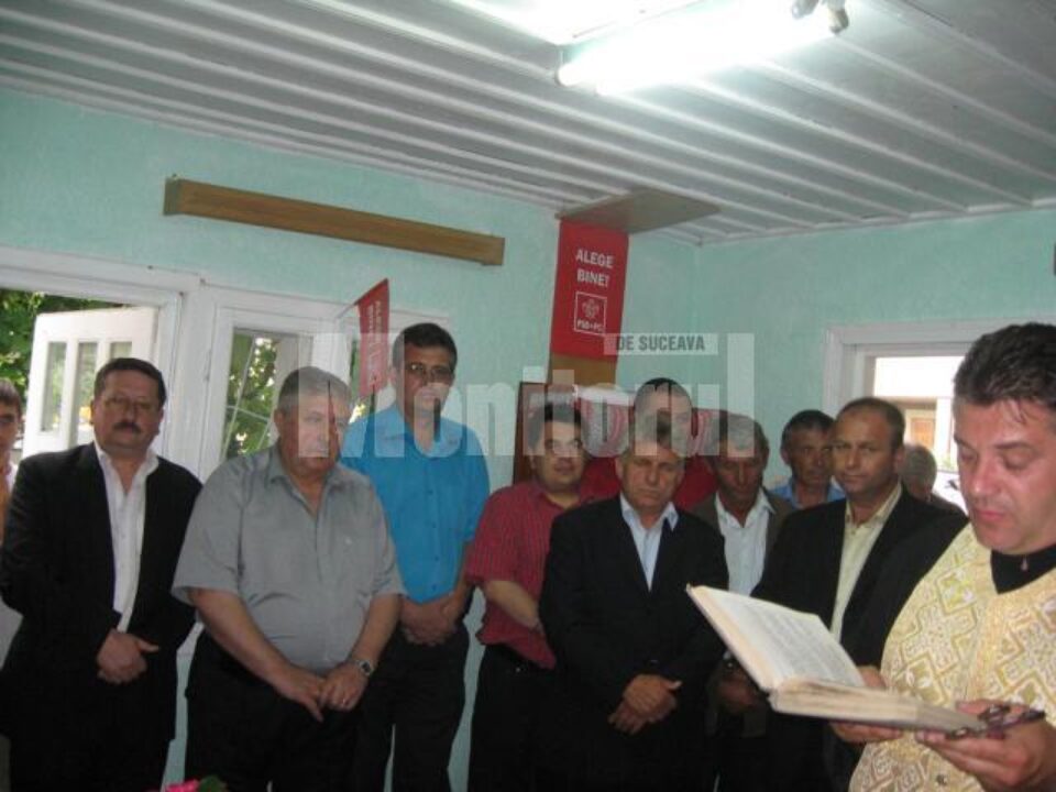 Activitate politică: PSD și-a inaugurat noul sediu de la Salcea