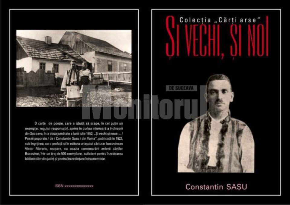 Cartea-pilot din Colecția „Cărți arse” a Editurii „Mușatinii”