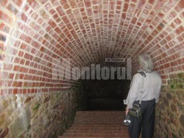 Intrarea în pivnița domneasca restaurata de japonezi