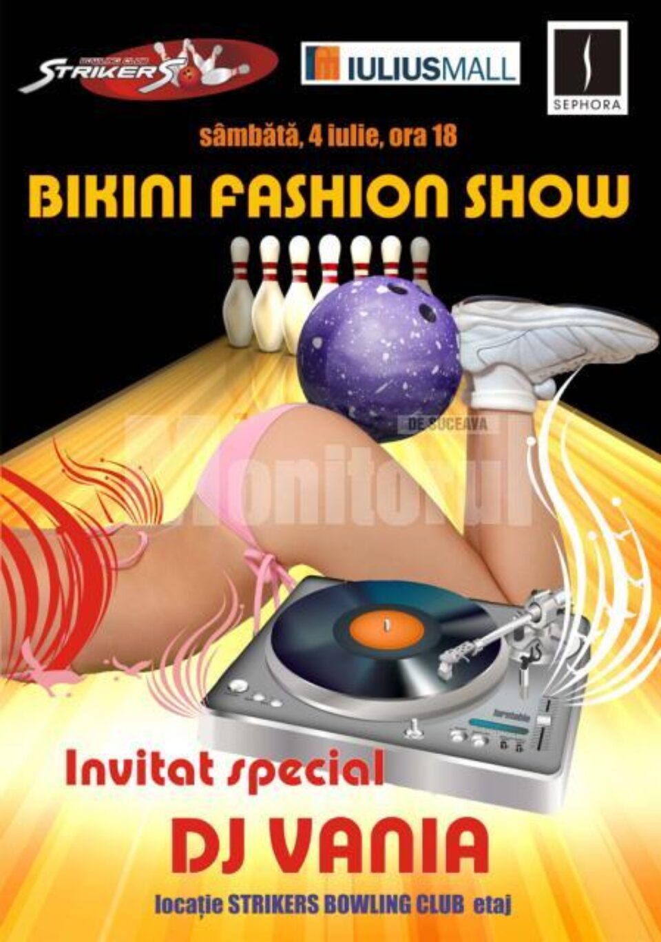 Evenimente: Bikini Fashion Show și caricaturi ale președinților, de Ziua Americii