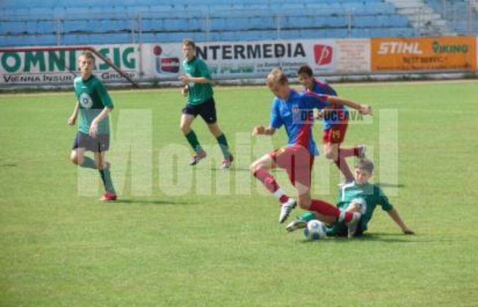 Micii fotbaliști de la Sporting vor juca doar finala mică a Campionatului Național de juniori categoria 14-15 ani