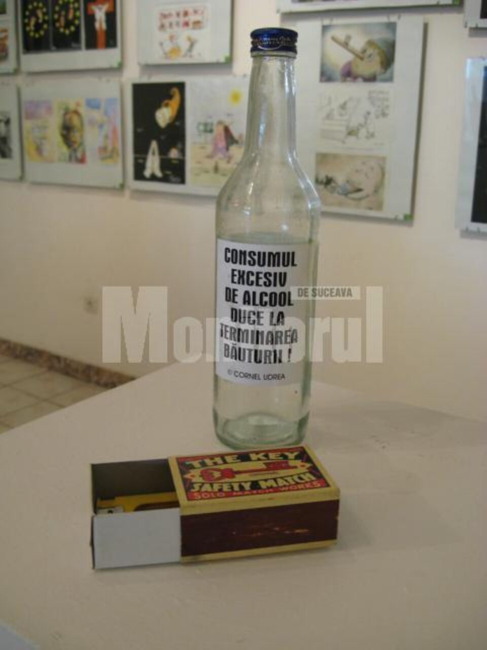 Avertizare: Consumul excesiv de alcool duce la terminarea băuturii