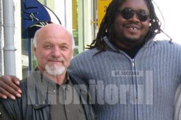 Ioan Bodnar și pictorul nigerian Kingsley Nwabia