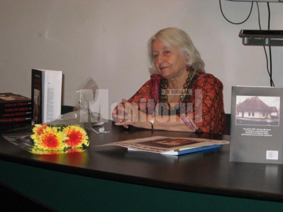 Adela Popescu la lansarea volumului A fost odată George Muntean