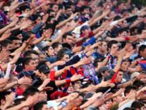 Galeria suporterilor steliști. Foto: MEDIAFAX