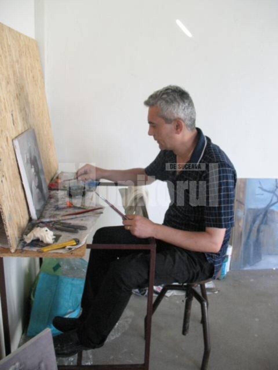 Pictorul Eugen Sandu Raportoru