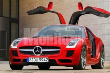 Mercedes SLS AMG Rendering