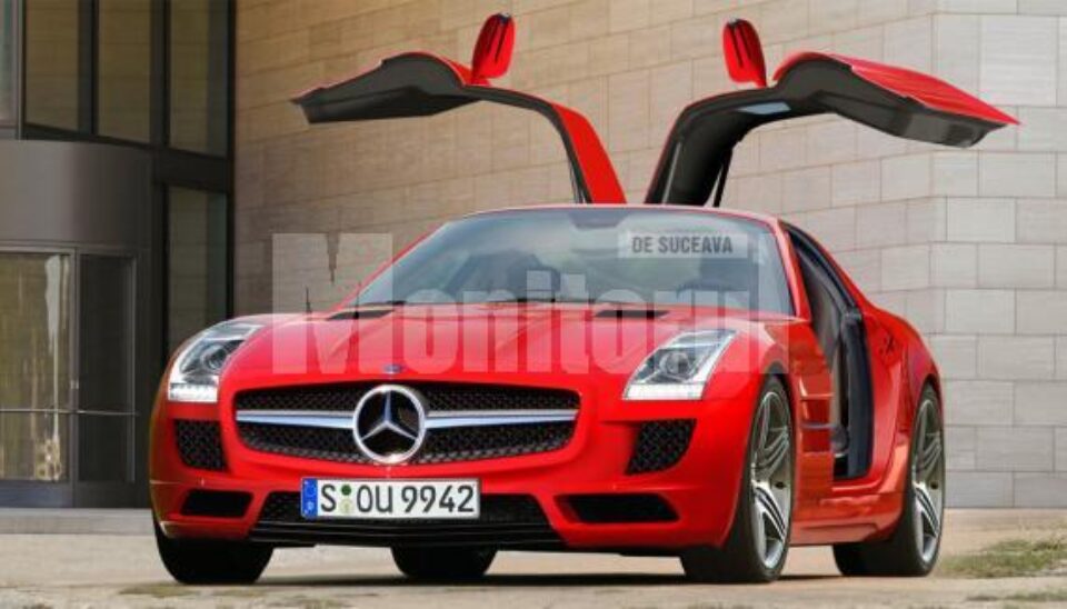Mercedes SLS AMG Rendering