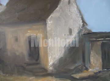 Casă, pictată de Eugen Sandu Raportoru