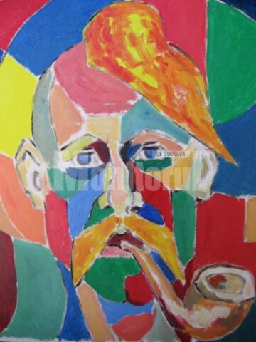 Portret de cazac, de Iulian Dziubinski