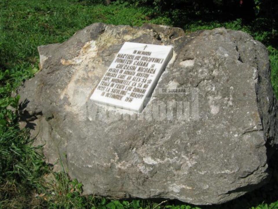 Piatra mormântului simbolic al eroismului bucovinean Piatra mormântului simbolic al eroismului bucovinean