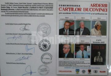 Certificatul de martir al spiritualității românești în Bucovina