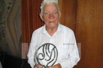 George Ungureanu cu Trofeul Bucovinei