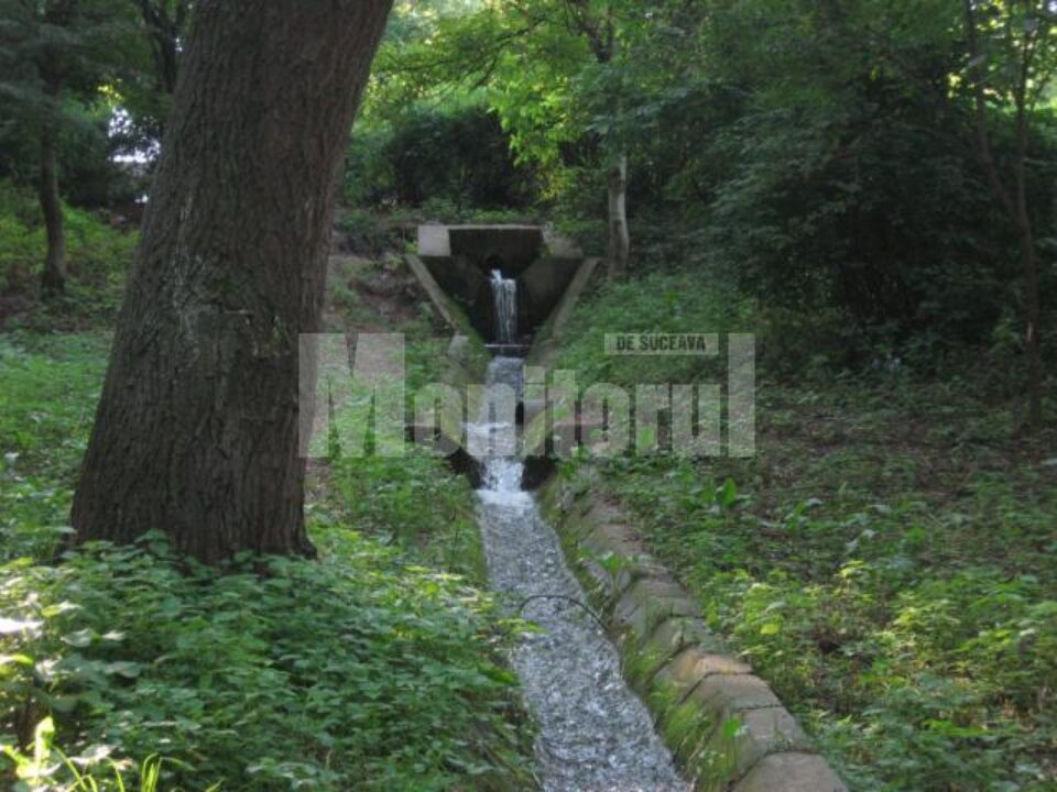 Rețeaua de drenuri din Parcul Șipote este lăsată de Primăria Suceava în voia sorții de ani de zile