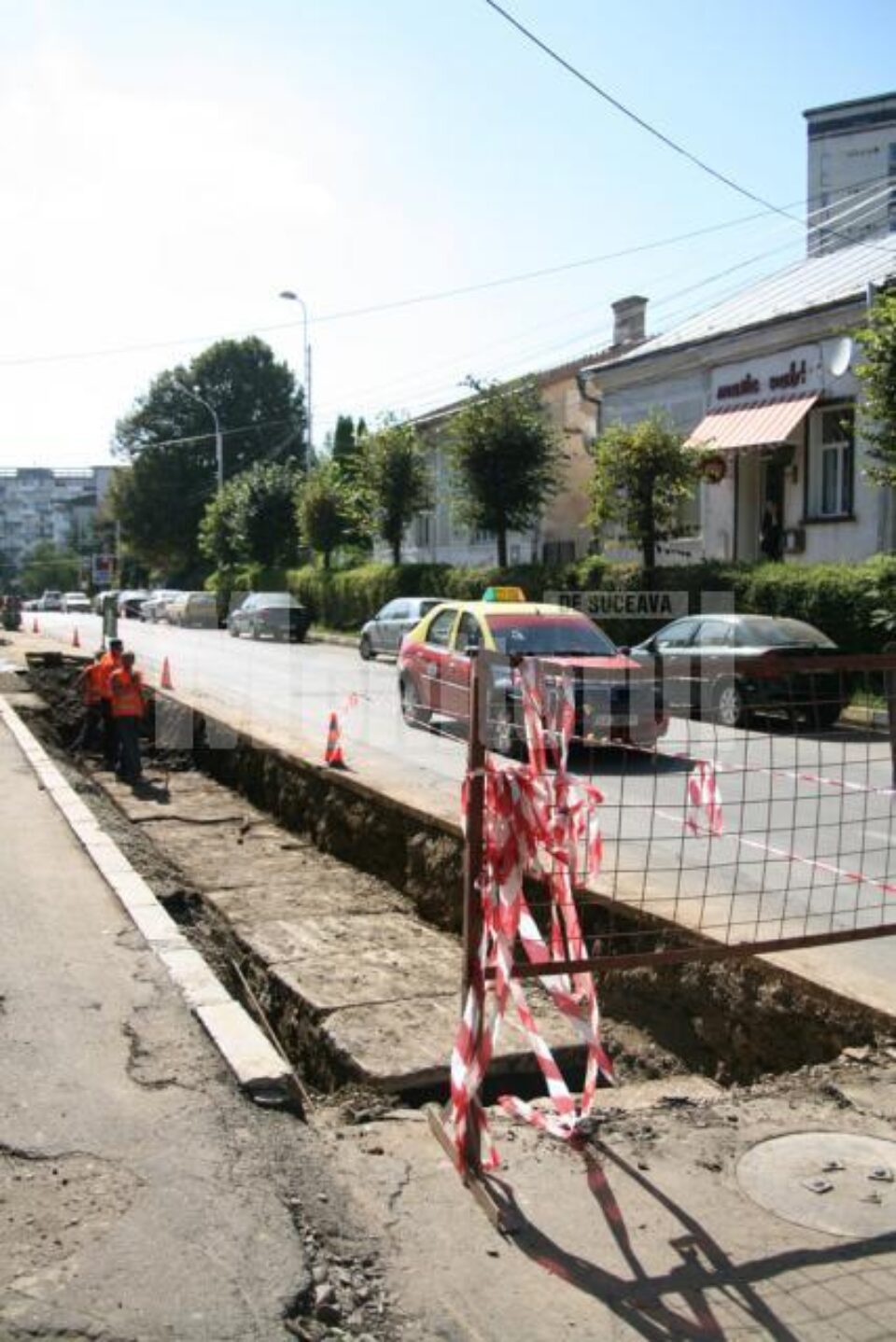 Strada Mihai Viteazu va fi străbătută de un șanț imens