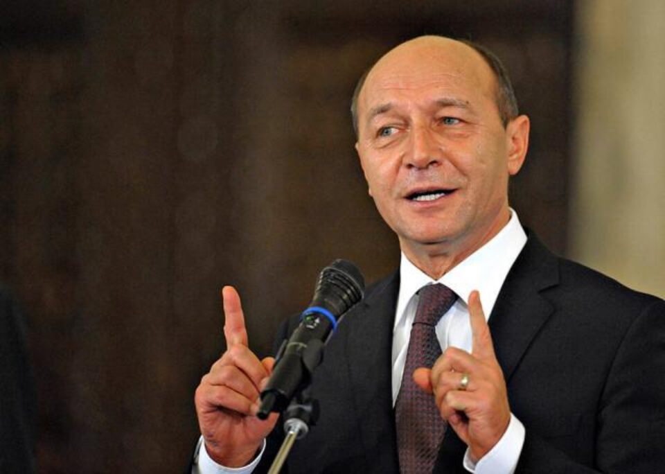 Traian Băsescu: "Sunt optimist că România are structura care să o ajute să valorifice relativ rapid ieșirea din criza la nivel european” Foto: MEDIAFAX