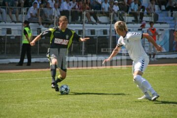 Fotbal Club Cetatea: Primul meci pe Areni, prima înfrângere