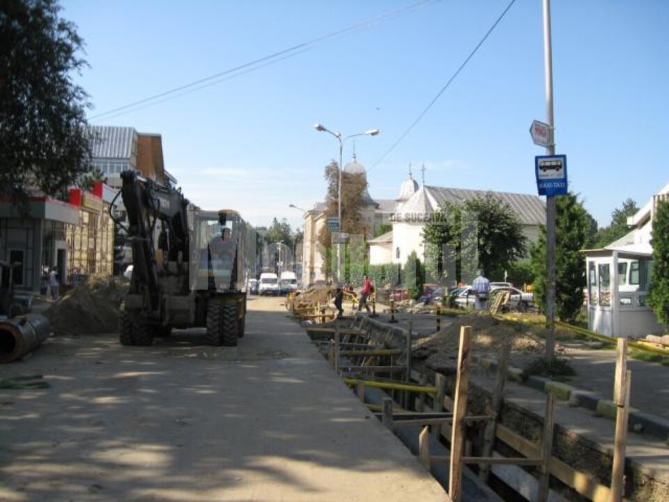 Strada Vasile Alecsandri - lucrări la magistralele de termoficare