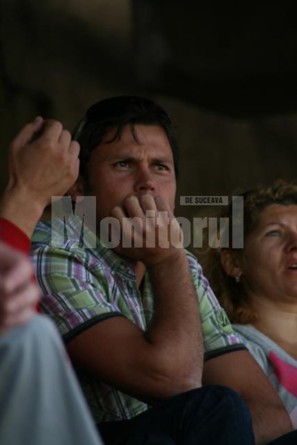 Dănuț Perjă a asistat din tribune la meciul dintre Cetatea și Chiajna
