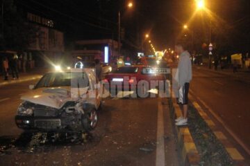 Accidentul s-a produs marți seară, pe porțiunea de drum din fața Shopping City Suceava