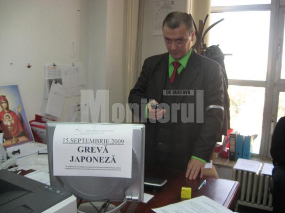 O treime dintre angajații DGFP sunt astăzi în grevă japoneză