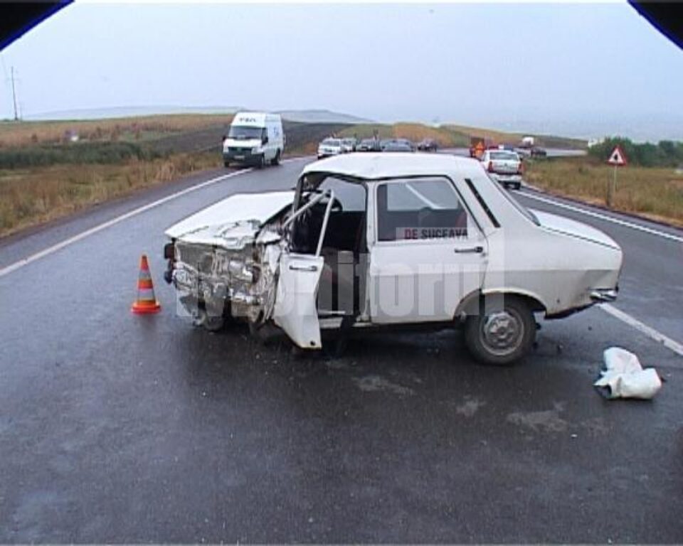Ieri după-amiază: Opt răniți, după un accident pe DN 17, între Stroiești și Ilișești