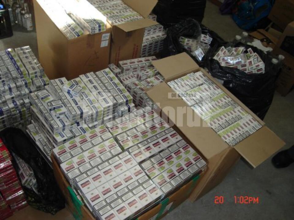 În trafic: Țigări confiscate și amenzi imense, după un control al inspectorilor vamali
