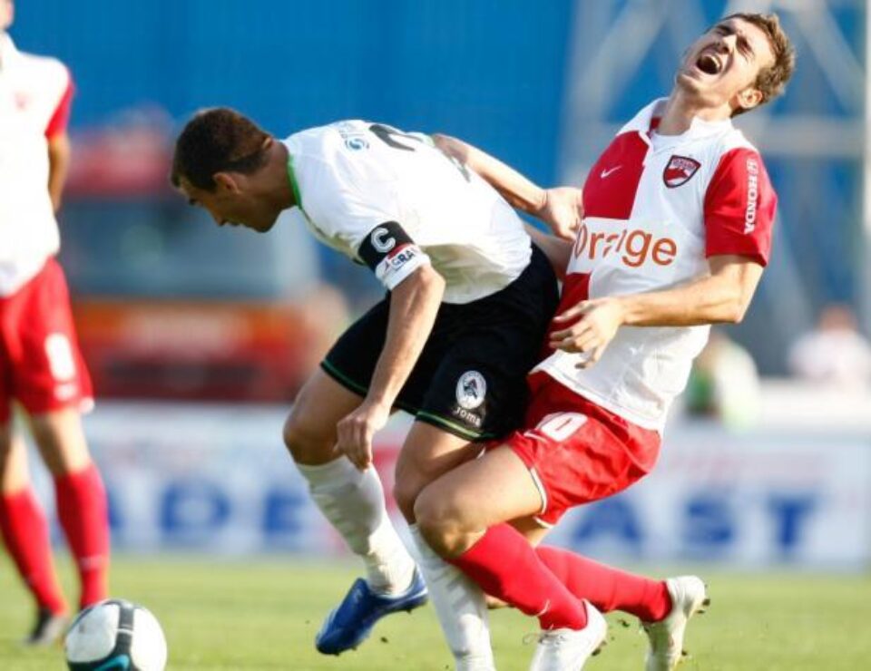 Meciul de la Mediaș a fost extrem de disputat și cu faze controversate Meciul de la Mediaș a fost extrem de disputat și cu faze controversate